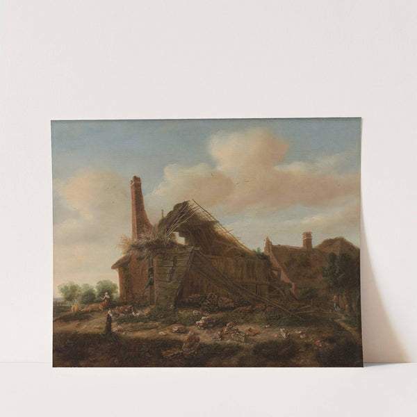 Farmhouse in ruins by Emanuel Murant