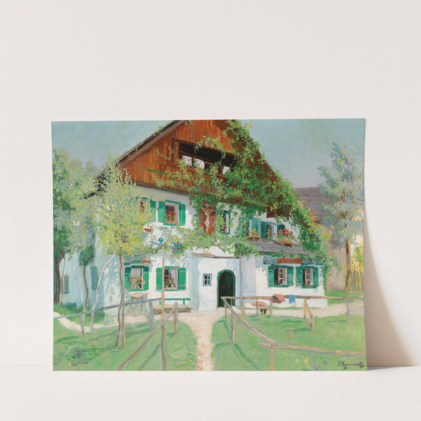 Farmhouse in the Summer Light by Jakob Koganowsky