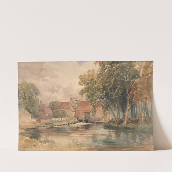 Farmhouse on the River by David Hall McKewan