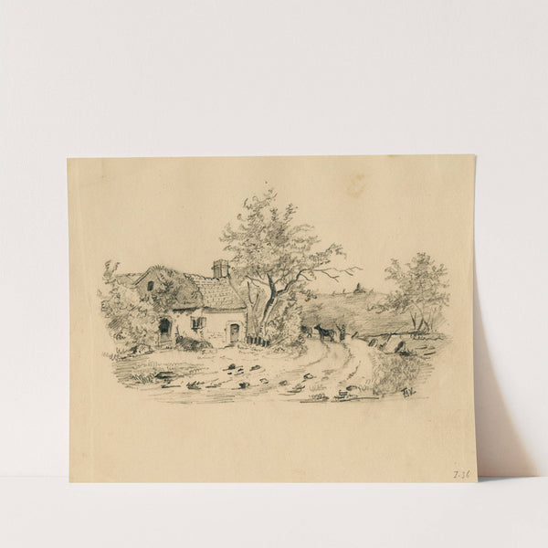 Farmhouse with pathway by Floris Verster
