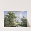 Farms on the Fringe of a Wood by Egbert van Drielst
