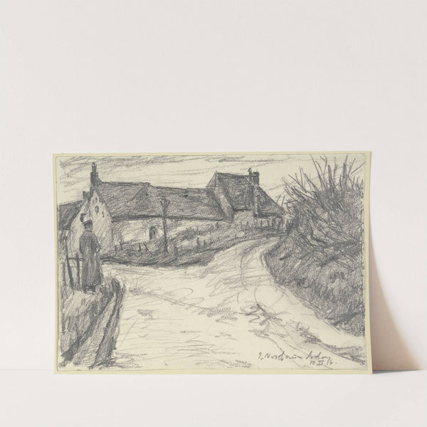 Farmstead in Ardon. by Jakob Nussbaum