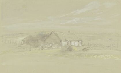 Farmstead with straw roof