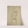 Farmwoman with child by Otto Scholderer