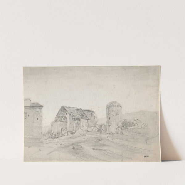 Farmyard in Normandy by Théodore Rousseau