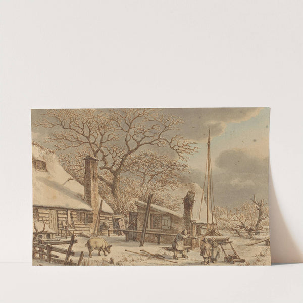 Farmyard in Winter by Jacob Cats