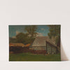 Farmyard with Ducks and Chickens by Winslow Homer