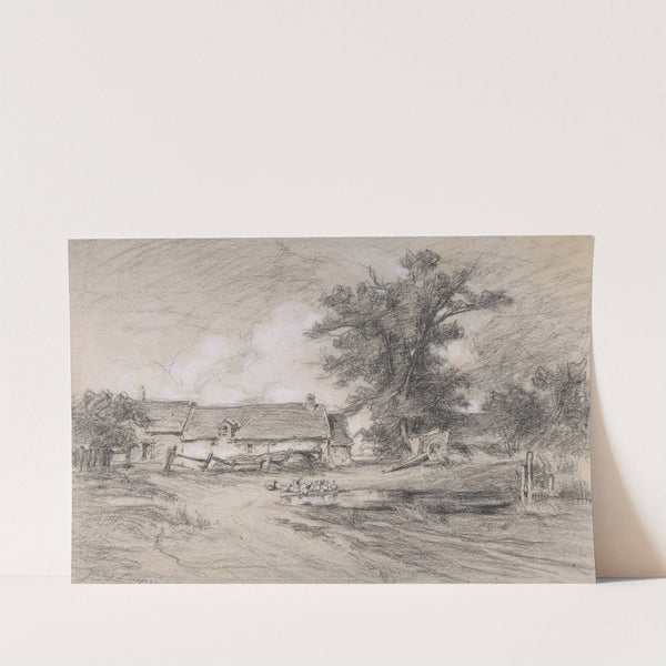 Farmyard with Ducks by Jules Dupré