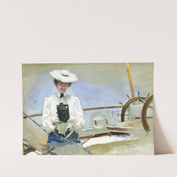 Fashion illustration (1903) by Cecilio Plá y Gallardo