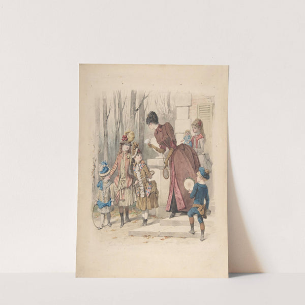 Fashion illustration, no. 2224 (1885) by Jules David