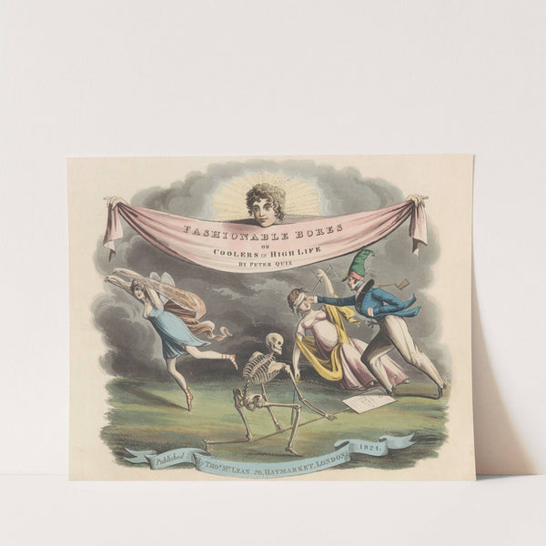 Fashionable Bores, or Coolers in High Life – Title page (1824) by Daniel Thomas Egerton