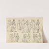 Fashionable Men and Women Conversing (ca. 1827) by Joseph Nash