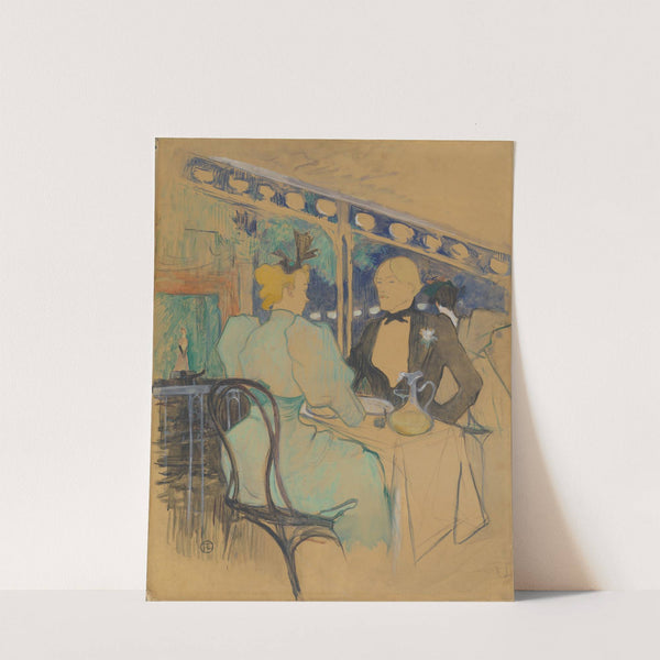 Fashionable People at Les Ambassadeurs (Aux Ambassadeurs- Gens Chic) by Henri de Toulouse-Lautrec