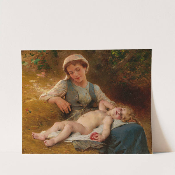 Fast Asleep (1896) by Léon-Jean-Basile Perrault