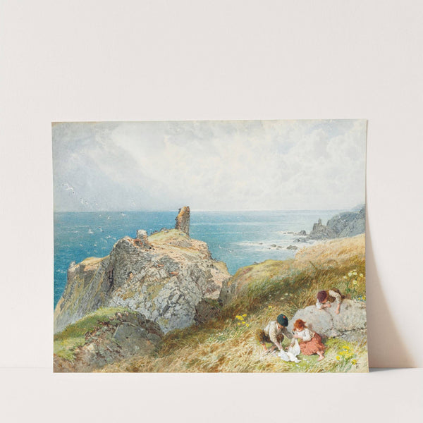 Fast Castle, Berwickshire, Scotland by Myles Birket Foster
