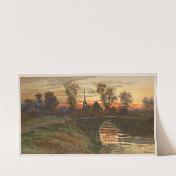 Fast falls the eventide (1896) by Louis Kinney Harlow