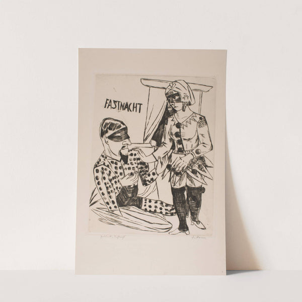 Fastnacht (1922) by Max Beckmann