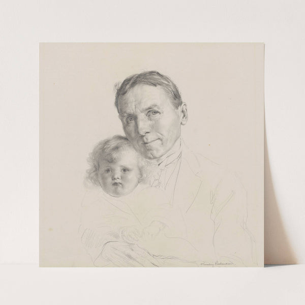 Father and daughter by Harry Linley Richardson