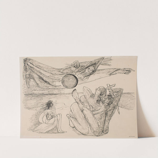 Father Christmas (c.1944) by Max Beckmann