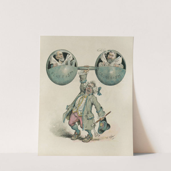 Father Sandow Kickerbocker's terrific feat by Frederick Burr Opper