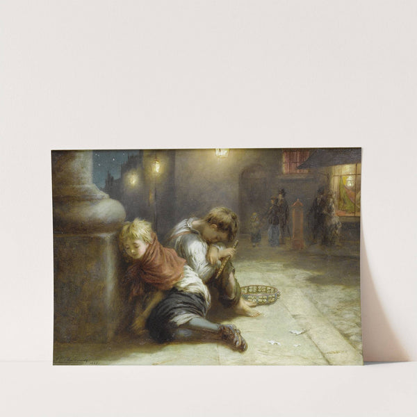 Fatigued Minstrels (1883) by Augustus Edwin Mulready