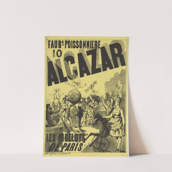 Faubg Poissonnière, Alcazar. Les Bibelots de Paris. Henry Buguet (1875) by Imp. Emile Lévy