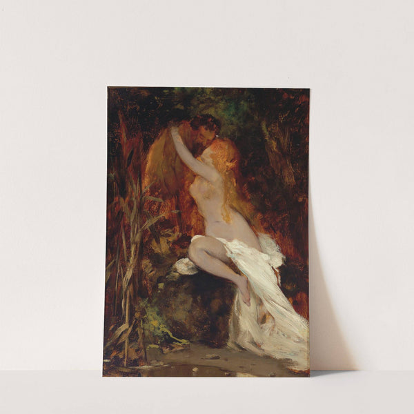 Faun And Nymph by Hans Makart