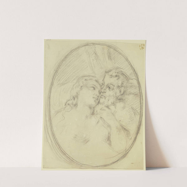 Faun and nymph by Angilbert Göbel