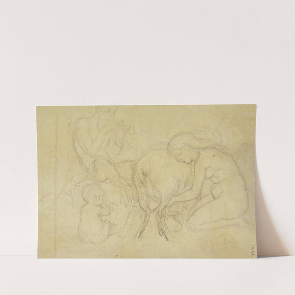 Faun family by Hans Thoma