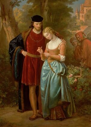 Faust and Marguerite In The Garden