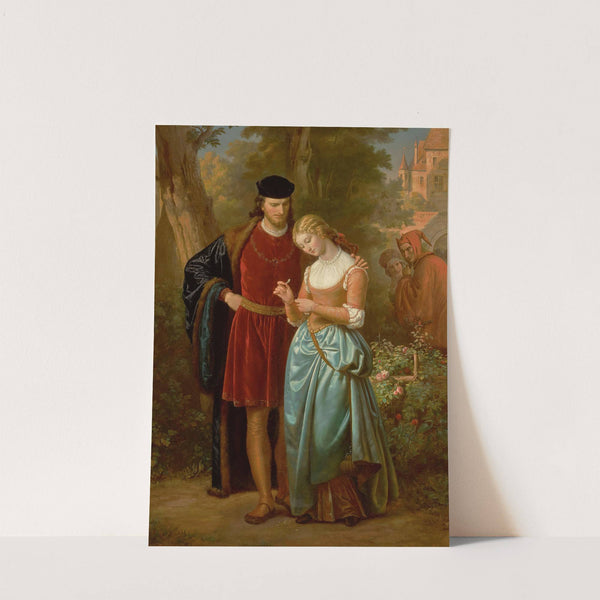 Faust and Marguerite In The Garden by Eugen von Blaas