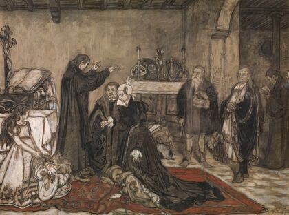 Faust in his Laboratory