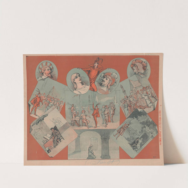 Faust. Opéra. Paroles de Jules Barbier et Michel Carré. Musique de Charles Gounod (1888) by Imp. Emile Lévy