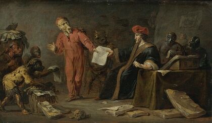 Faust Selling His Soul To Mephistopheles — size preview