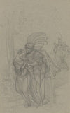 Faust und Gretchen, im Hintergrund Marthe und Mephisto