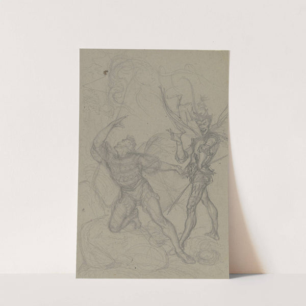 Faust und Mephisto auf dem Brocken by Ferdinand Fellner