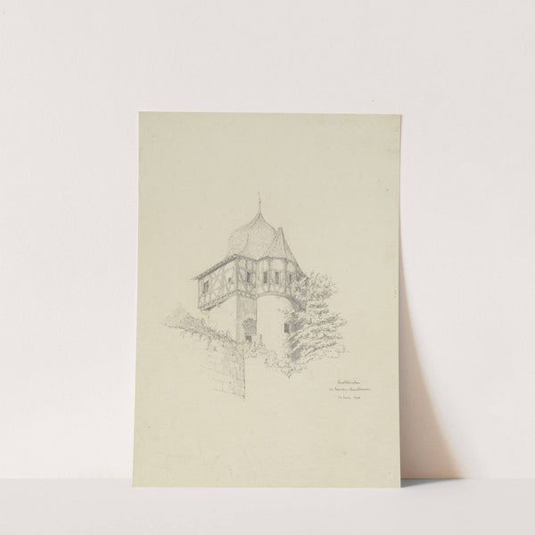 Fausttürmchen am Kloster Maulbronn by Friedrich Wilhelm Ludwig