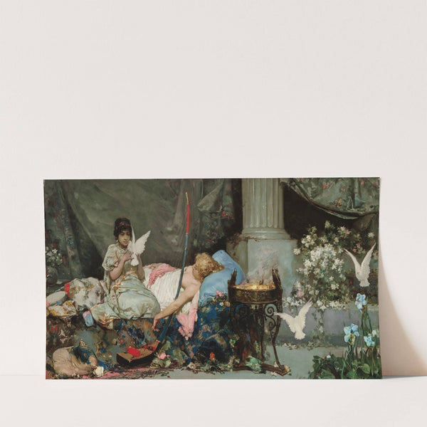 Favorite of the Seraglio with her Handmaiden by Vasilii Kotarbinsky