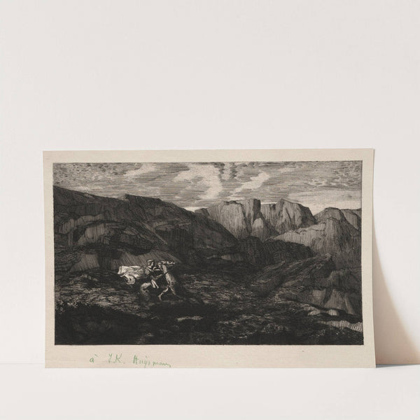 Fear (1866) by Odilon Redon