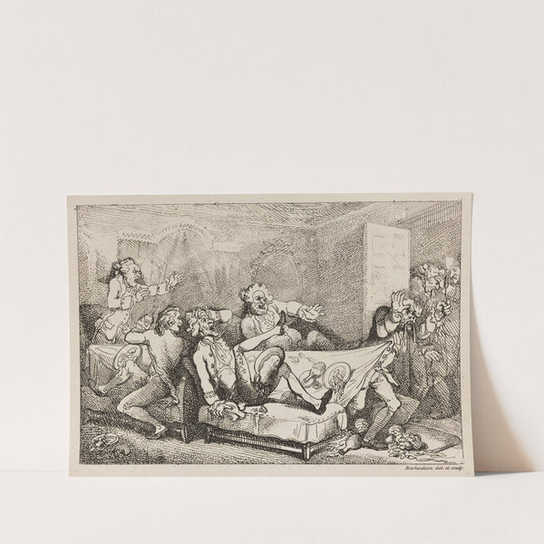 Feast after the manner of the antients (1796) by Thomas Rowlandson
