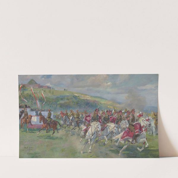 Feast-Day of the Polish Cavalry (1934) by Wojciech Kossak