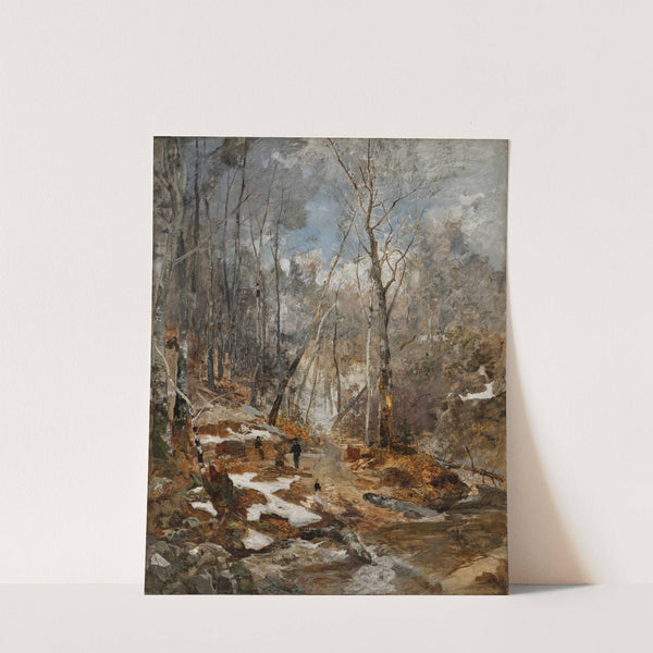 Februarstimmung – Vorfrühling im Wienerwald by Emil Jakob Schindler