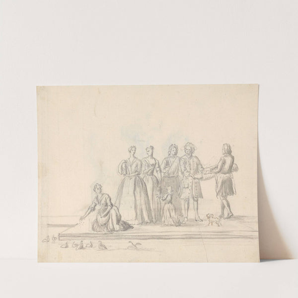 Feeding Ducks by Pieter Casteels