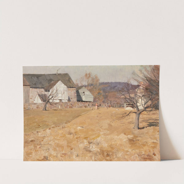 Feeding the Chickens by William Langson Lathrop