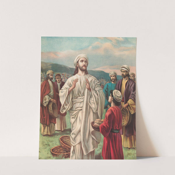 Feeding the five thousand by Providence Lith. Co