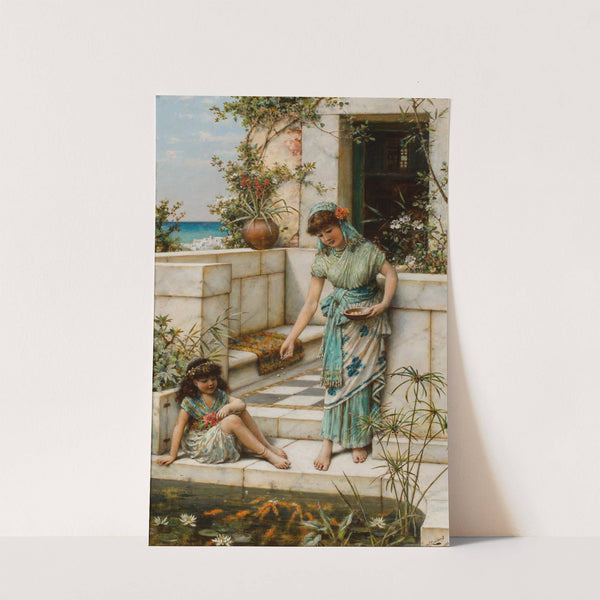 Feeding the goldfish by William Stephen Coleman