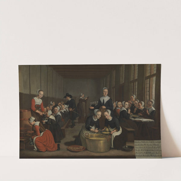 Feeding the orphans by Jan Victors