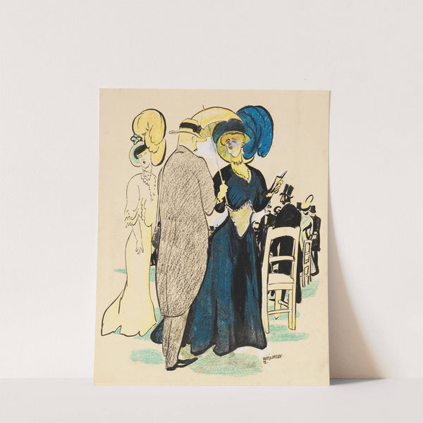 Feine Gesellschaft (1908) by Albert Weisgerber