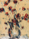 Feldmohn in blauer Vase