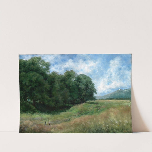 Feldweg bei Kronberg im Taunus by Louis Eysen